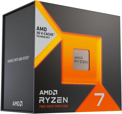 AMD Ryzen 7 7700X3D Desktop Processor – 8 Core, 16 Thread, Up to 4.5 GHz, 104MB Cache, AM5