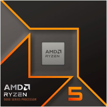 AMD Ryzen 5 9600X Desktop Processor – 6 Cores / 12 Threads, Up to 5.4GHz, 38MB Cache, Radeon Graphics, AM5, 65W